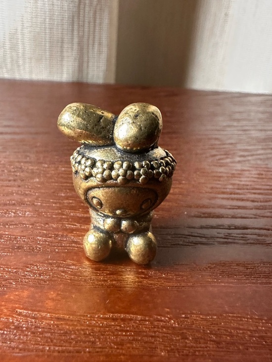 Other - Mini Brass Melody Bunny Collectible Figurine - Vintage Style